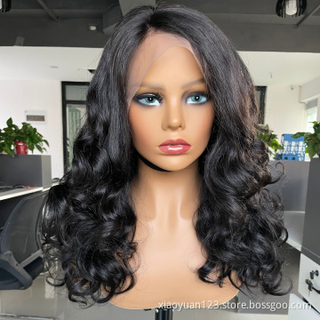 12A Double Drawn Egg Curl HD Transparent Swiss Lace Frontal  Natural Color Hair Wigs Unprocessed Raw indian Hair Human Hair Wigs